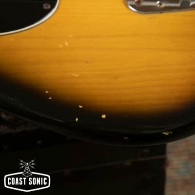 1977 Fender Mustang Bass, made in USA, sunburst, with original hard case image 20