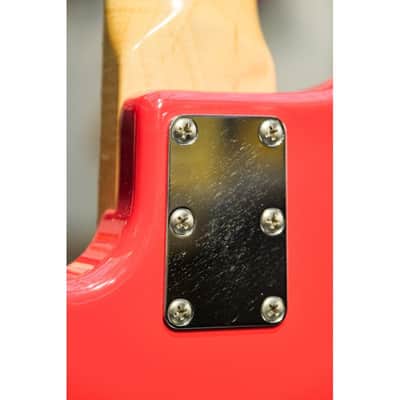 1988 Ernie Ball Music Man Stingray 5 fire engine red image 16