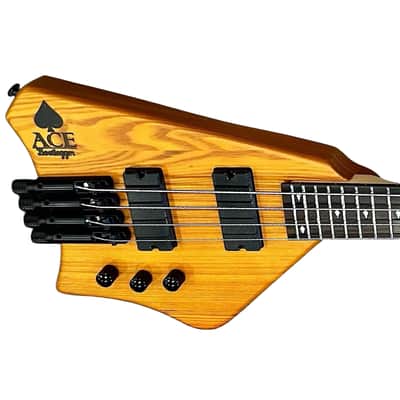 Bootlegger Guitar 30” Scale Ace 4 Headless 2026 - Honey Matte image 4