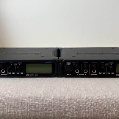 2 x MOTU UltraLite AVB: 18 x 18 USB / AVB audio interface, w/coupler & rack ears image 1