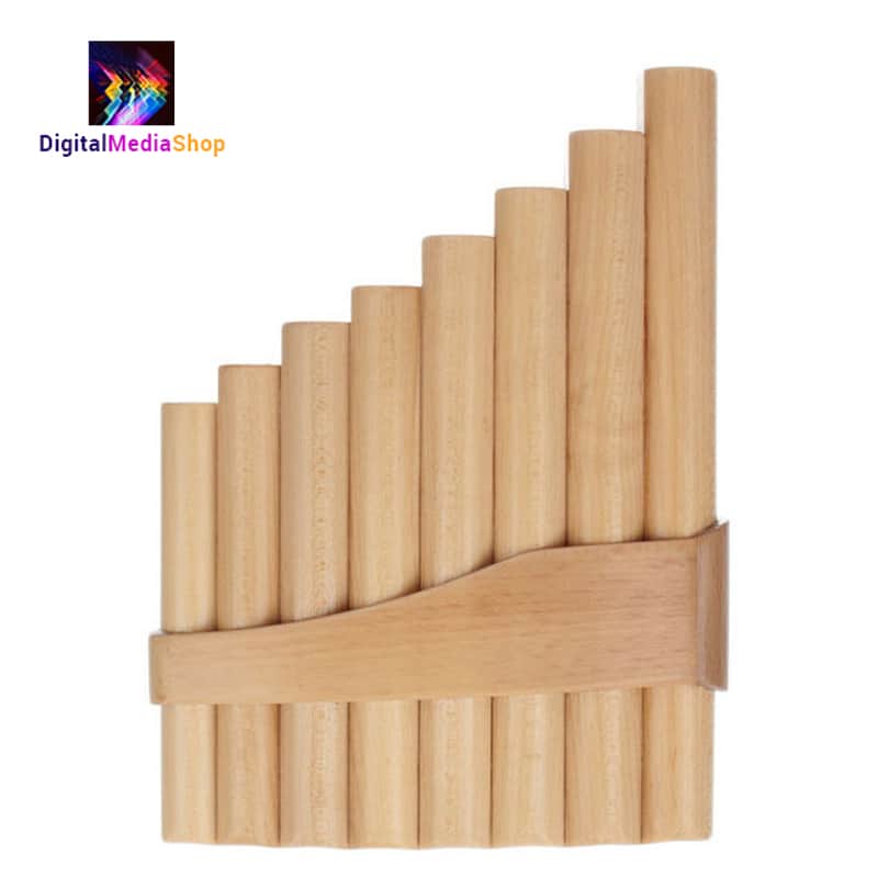 HORA Soprano Pan Flute - 8 Pipes - Maple Wood - Handmade in Romania image 1