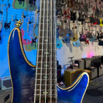 Used Ibanez SR2605E-CBB Premium Soundgear Bass - Cerulean Blue Burst, Free Plek and Ship! image 7