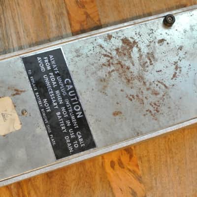 Vintage 1970's Fender Fuzz Wah Pedal- Metal, Works Great image 8