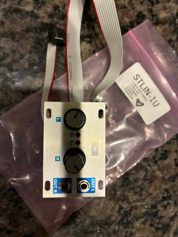 Intellijel Stereo Line In 1U Line Input Eurorack Synth Module 2020 - Present - White image 1