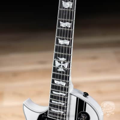 ESP LTD Iron Cross LH James Hetfield Left-Handed Guitar w/ Case – Snow White image 4