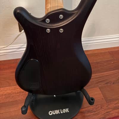 Warwick Warwick RockBass Corvette Double Buck Electric Bass 2017 - Nirvana Black Satin image 5