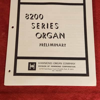 Lot of Vintage 1970s Hammond/Leslie Service Manuals and Price Lists image 3
