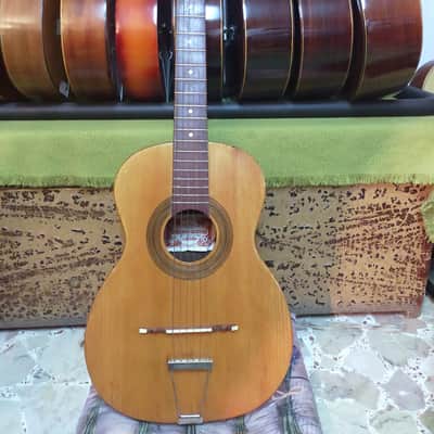 Guitar (Sicilian guitar) Ermelinda silvestri Parlor 1940 Natural image 9