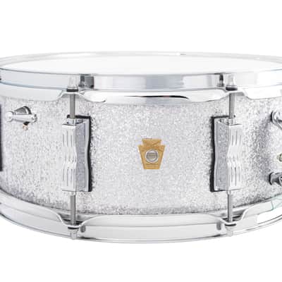 Ludwig Legacy Silver Sparkle Jazz Fest 5.5x14" Mahogany Snare Drum | NEW Authorized Dealer image 1