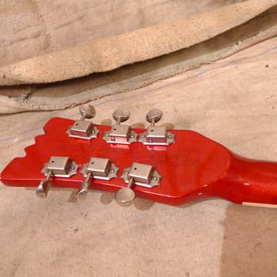Mosrite Model 88 1988 Sparkle Red image 11