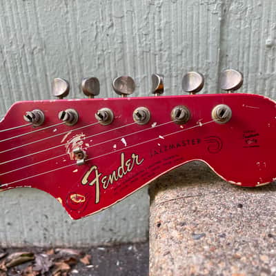 Fender MIJ JM66B Jazzmaster 1990's Candy Apple Red Nitro Relic Seymour Duncan Antiquities image 24