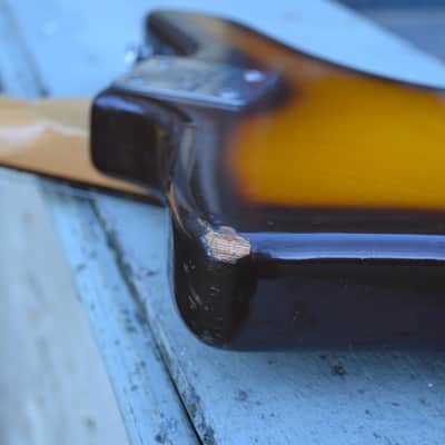 Vintage 1960's Intermark Cipher Bass Guitar Offset Body & Hockey Puck Headstock image 17