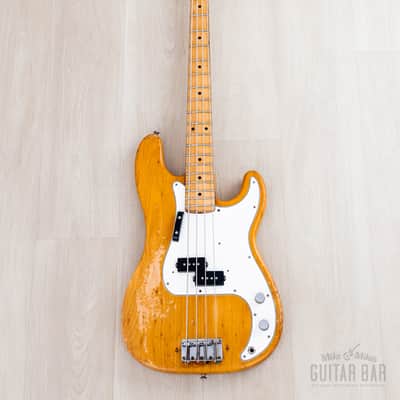 1972 Fender Precision Bass Natural Ash Vintage Bass w/ 1 1/2" Nut Width, Case image 2
