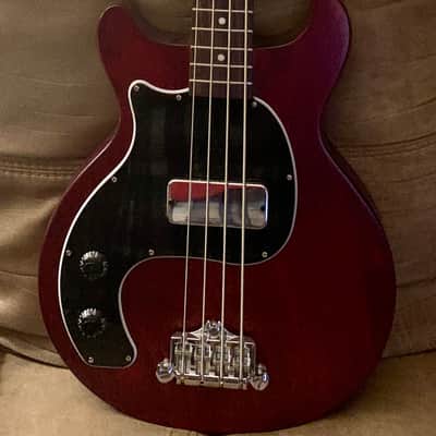 Gibson Les Paul junior tribute DC Bass lefty left handed 2021 Worn Cherry image 14