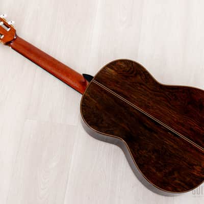1974 Toshihiko Nakade Model 1500S Vintage Classical Guitar, Spruce + Brazilian Rosewood w/ Case image 16
