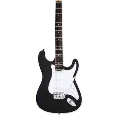 Aria STG-003-BK Pro II Basswood Body Bolt On Maple Neck 6-String Electric Guitar image 3