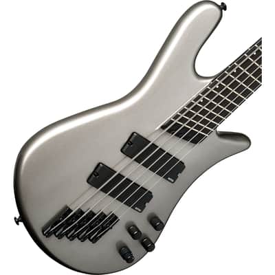 Spector NS Dimension 5 5-String Multi-Scale Bass w/ Fishman Pickups and Gig Bag - Gunmetal Gloss image 4
