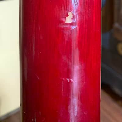 2008 Jay Turser JTAC-43 transparent red acoustic image 12
