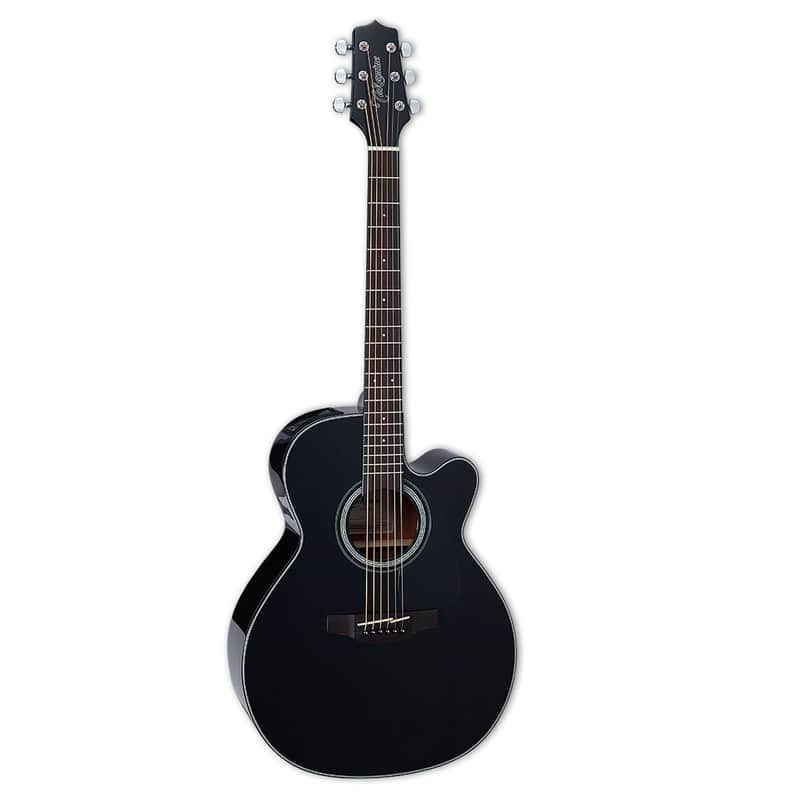 Takamine GN30CE BLK NEX Cutaway Acoustic Electric Guitar, Gloss Black image 1
