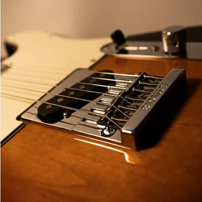 Leo Quan Badass T1 Telecaster Bridge – High-Mass Vintage-Style Upgrade for Increased Sustain – Model T1 - Nickel image 5
