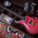 PRS USA Paul Reed Smith Wood Library Modern Eagle V "Bonnie Pink Smokeburst + Ebony" (2024) (SOLD)