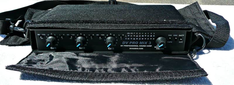 DV Audio DV Promix 3 Portable Field Audio Mixer​ with Carry Case - PV Music Electronics Shop Inspected and Tested - Excellent Working Condition - Excellent Cosmetic Condition - Free Shipping image 1