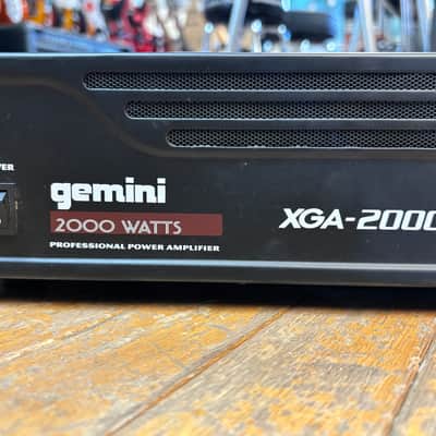 Gemini XGA-2000 Professional 2000-Watt Rackmount Power Amp image 5