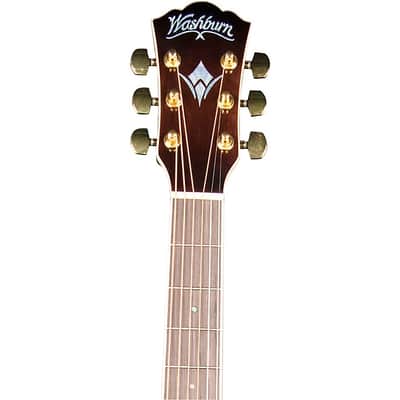 Washburn EA55G-A Festival Acoustic-Electric Guitar Koa Burst image 5