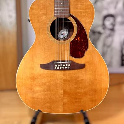 Excellent Fender California Series Villager 12-String + Fender Gig Bag, Aged Natural image 2