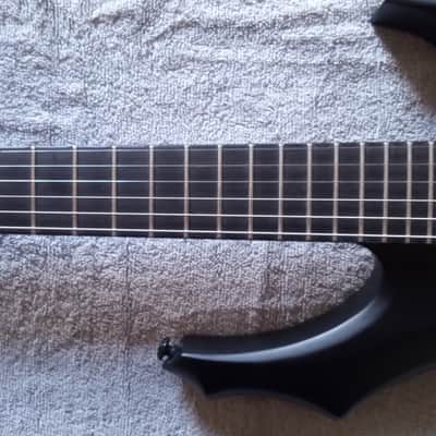 ESP LTD F Black metal Satin Black With ESP Case image 5