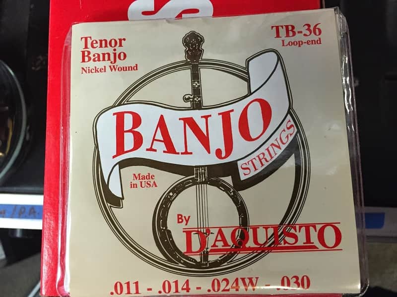 4 Full Set D'Aquisto Tenor Banjo Strings (4 string banjo ) image 1