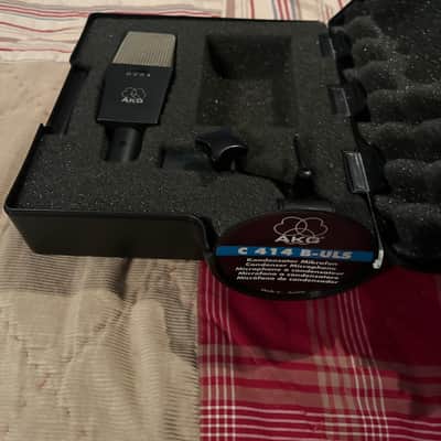 AKG C414 B ULS Large Diaphragm Multipattern Condenser Microphone 1990s - Black image 2