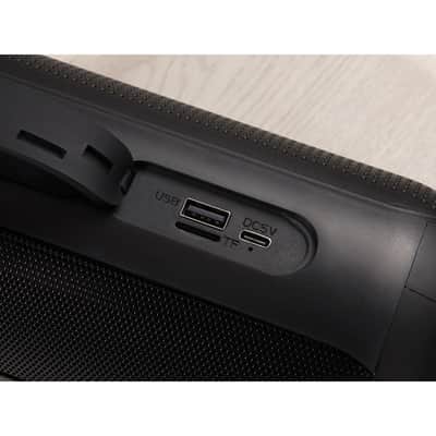 QTX PartyPod Portable Bluetooth Party Speaker with lights image 4
