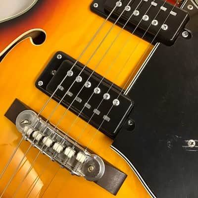 Angelica Barney Kessel Style Hollowbody 1970s Sunburst image 5