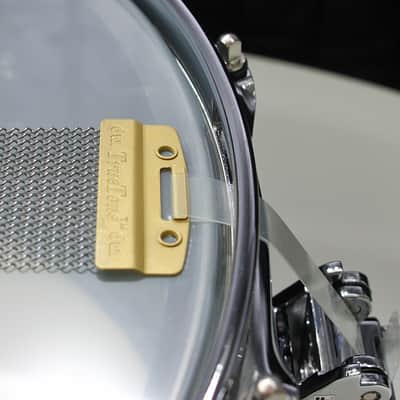 DW Collectors Satin Black Over Brass 6.5" x 14" Snare Drum w/ VIDEO! image 6