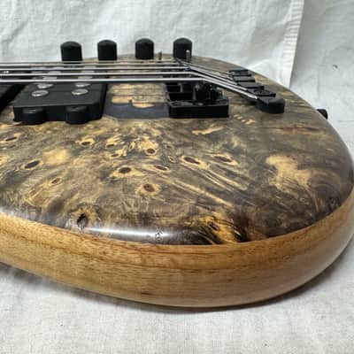 Warwick Limited Edition #39 of 100 Teambuilt Corvette $$ Double Buck 5-String Bass 2019 - Natural Transparent Satin Multicolor image 19