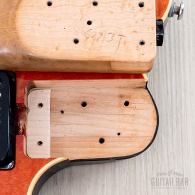 1997 Ernie Ball Music Man Axis EX Translucent Orange Quilt Top, EVH image 18