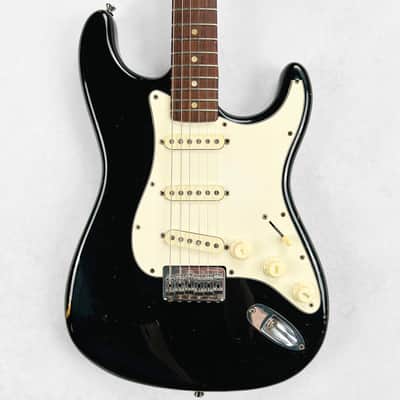 Fender Stratocaster Hardtail 1973 - Black image 1