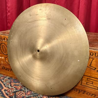 21" Zildjian A 1950s Small Stamp Sizzle Ride Cymbal 2418g *Video Demo* image 2