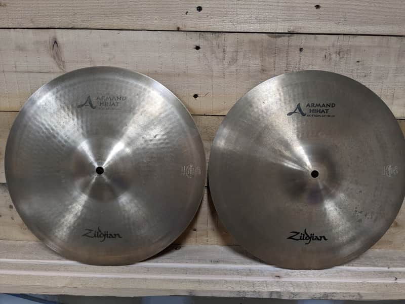 Zildjian 14" A Series Armand Hi-Hat Cymbals (Pair) 2007 - 2013 - Traditional image 1