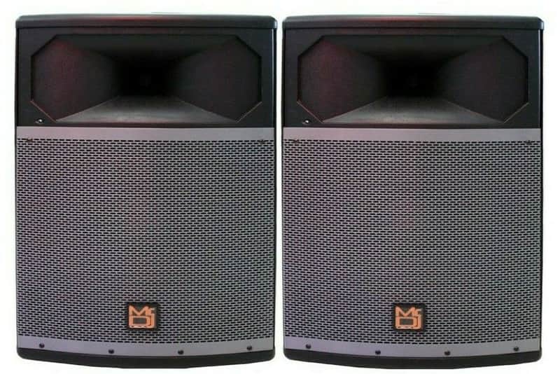 2 MR DJ PRO115S 4000 Watt 15" Woofer Passive Live PA DJ Speaker Monitor (Pair) image 1