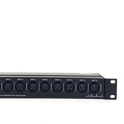 ART P16 Rackmount 16-Channel Balanced XLR Patchbay 2015 - Present - Black TGHM image 3