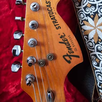 Fender Stratocaster with 3-Bolt Neck, Maple Fretboard 1973 - 1977 - Walnut (Mocha) image 8