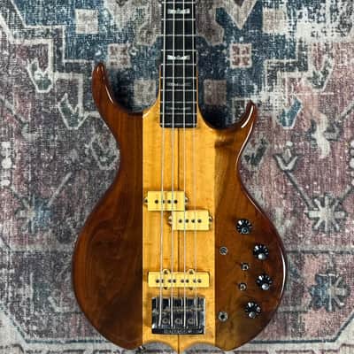 1979 Kramer DMZ6000B Vintage Natural Aluminum Neck Made In USA Dimarzio PJ Bass Guitar W/ Gigbag! image 7