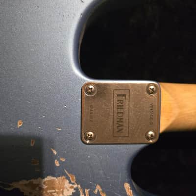 Friedman Vintage S Stratocaster 2019- Blue Nitro Relic image 3
