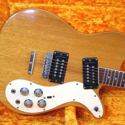 Vintage 1972-1973 Mosrite 350 Stereo Solid Body Electric Guitar Natural Mahogany Clean All Original! image 1