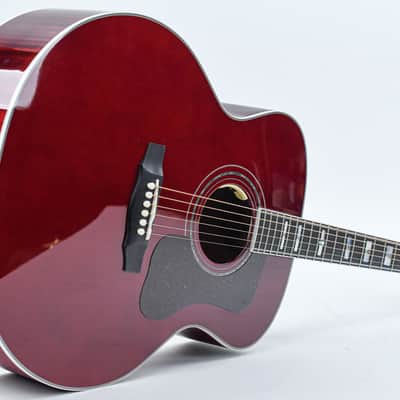 Guild F55E Maple Oxblood Red LTD image 12