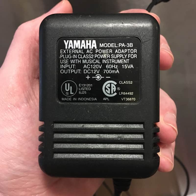 YAMAHA ヤマハ　PA-3B 12V center plus 700ma アダプター PA-3B 電源アダプター｜SOUNDMART