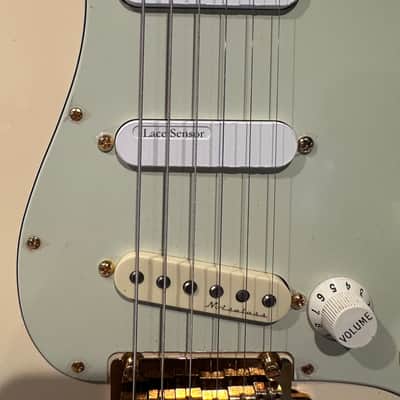 2019 Fender American Professional Stratocaster Olympic White w/ Lace Sensors & Gold Hardware OHSC image 6