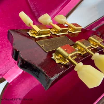 Gibson Custom Shop Murphy Lab Back To The Future '55 ES-345 "Reissue" Light Aged 2025 - Cherry Red image 15